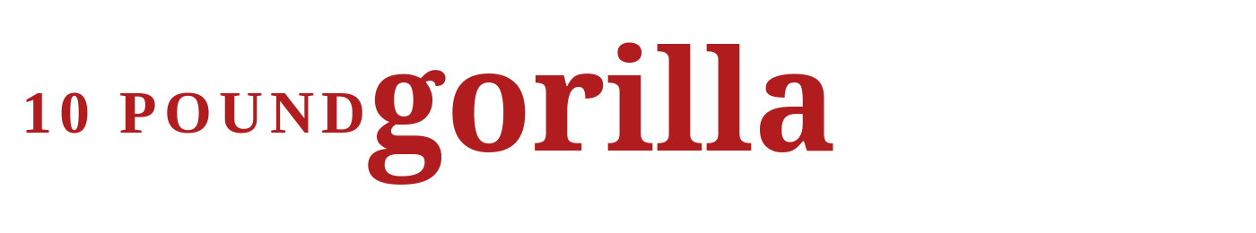 10 Pound Gorilla