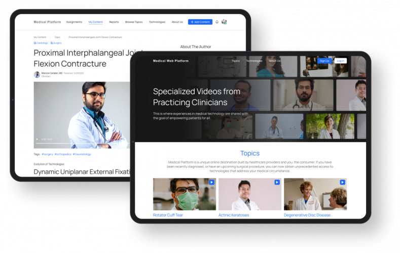 Healthcare Content Advocacy Platform