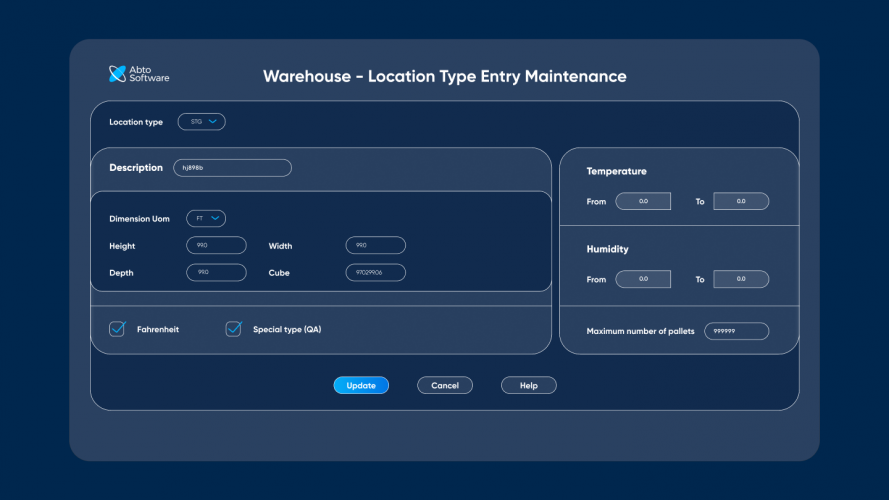 Replacement of warehouse management ERP solution