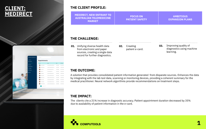 A digital solution for medical institutions, enhancing patient record-keeping and pre-diagnostic analysis