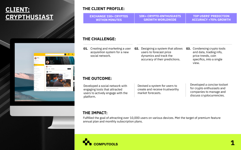 A cryptocurrency exchange social network
