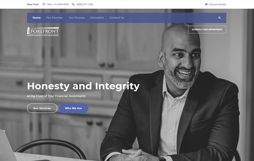 Forefront Digital business card