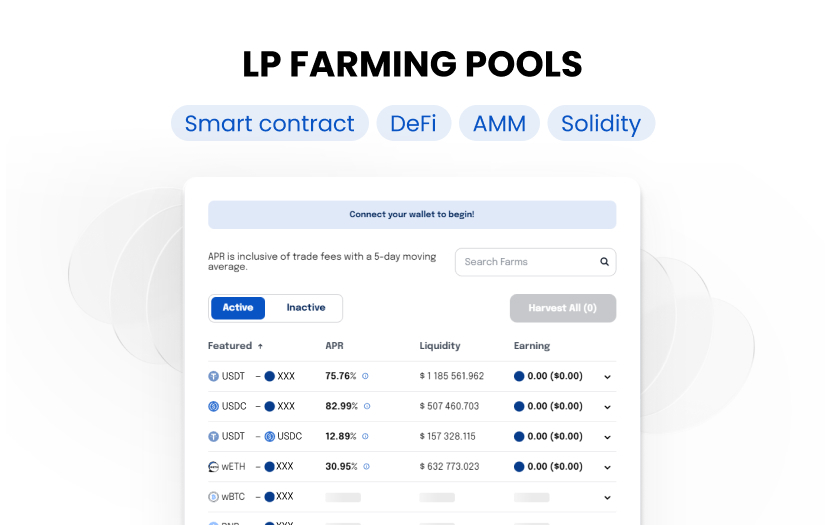 Creating LP Farming pools (DeFi)