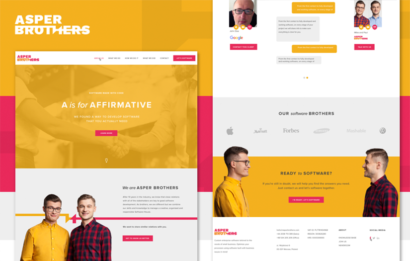 ASPER Brothers - Rebranding &amp; Webdesign
