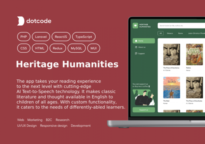 EdTech Platform with AI Text-to-Speech Integration