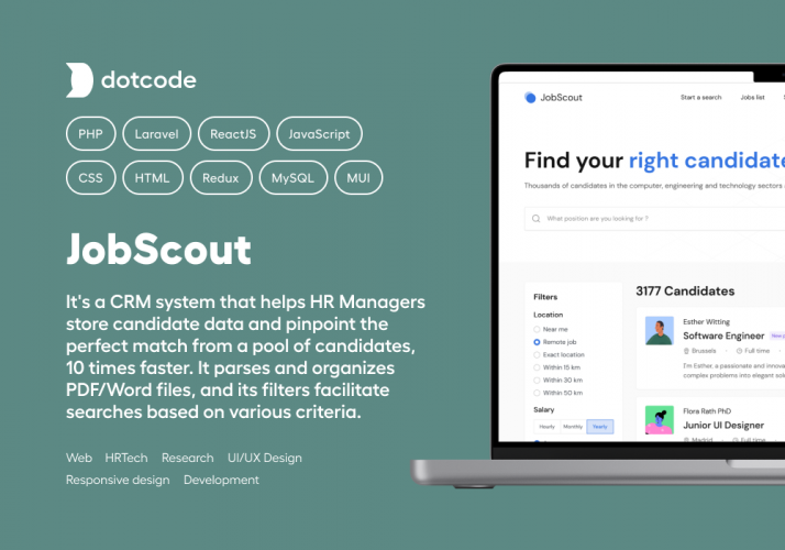 Searching Platform for HR Managers