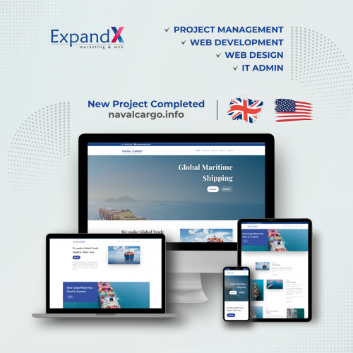 Web Development, Digital Strategy &amp; Brand Management for a International Shipping &amp; Naval Cargo Company