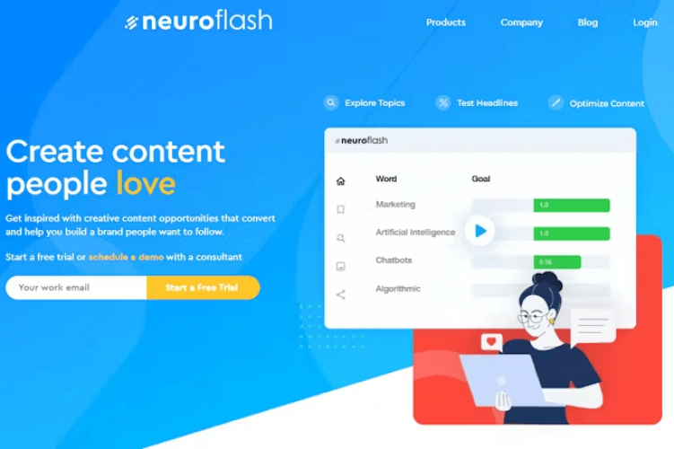 NeuroFlash: Marketing Tool Backend Dashboard Development