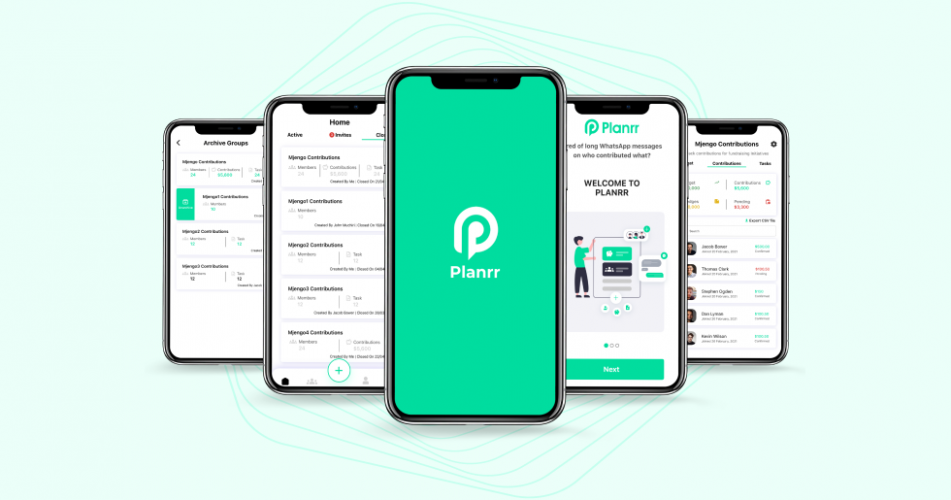 Planrr - A social platform for groups to record financial contributions