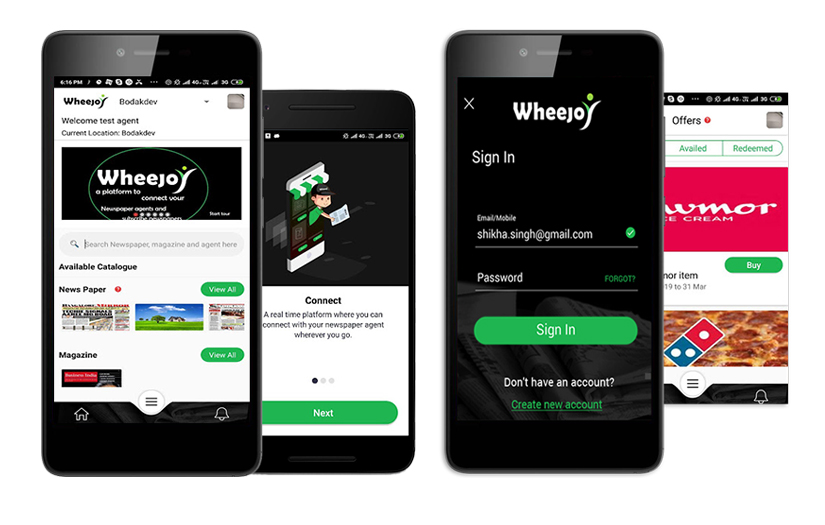Wheejoy - App to Connect Local Newspapers Agents