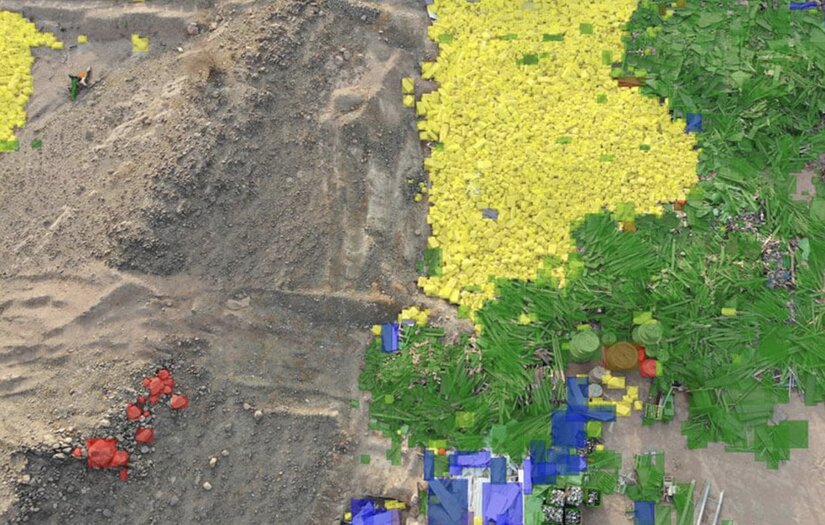 Drone-based Construction Debris Detection