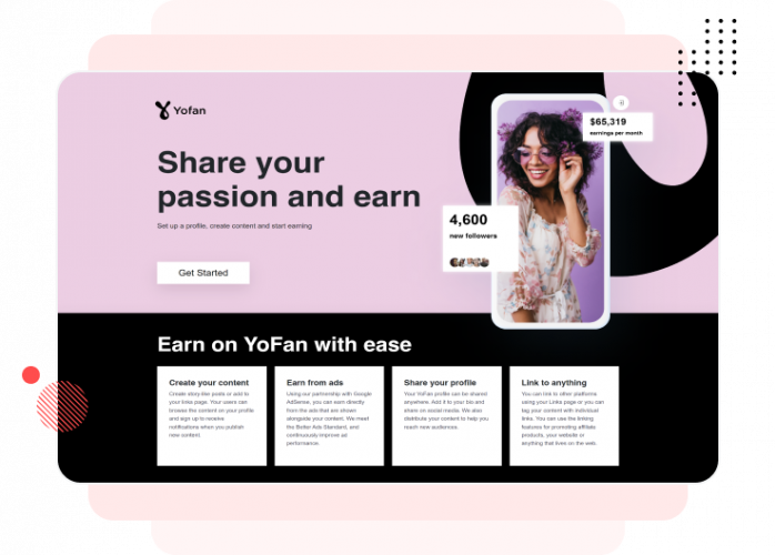  Social media and content monetization platform