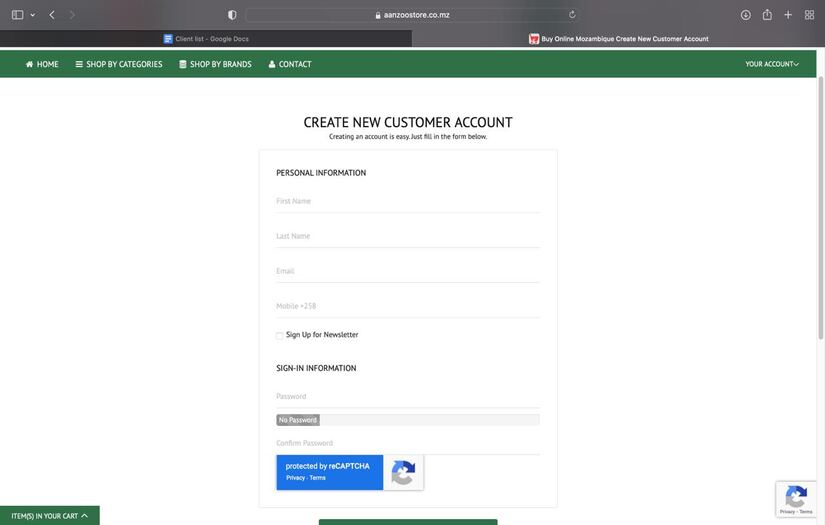 iOS App, Android App, Web shopping