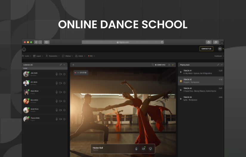 Online dance school