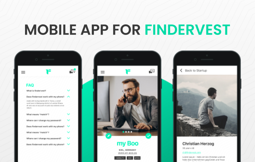 Mobile app for Findervest