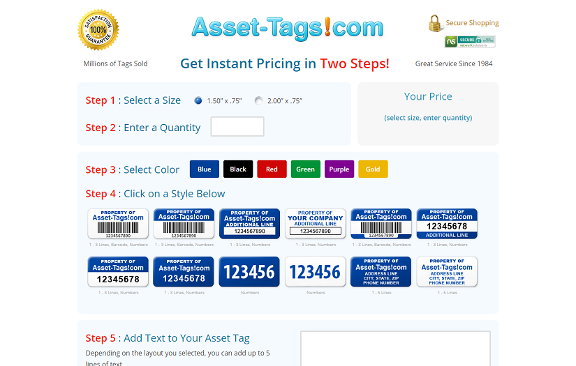 Assets Tags