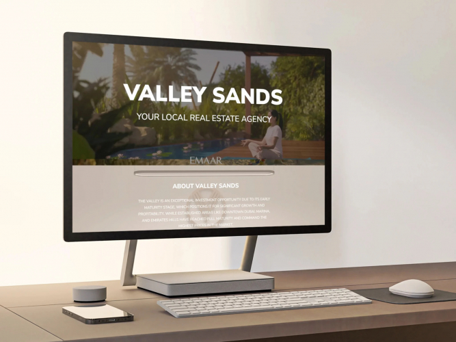 Valley Sands – Premium Real Estate Website Design &amp; Development