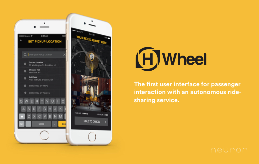 Mobile App UX/UI - Autonomous Ridesharing