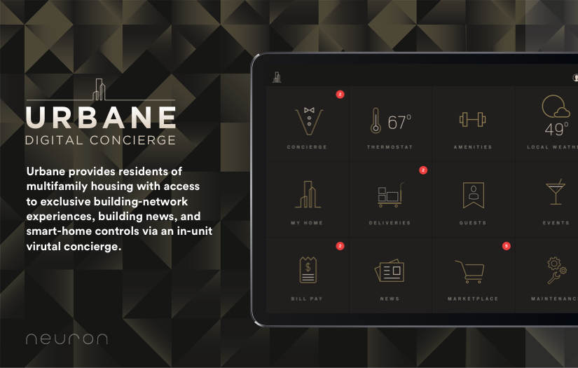 UX/UI &amp; Animated Prototype - Digital Concierge