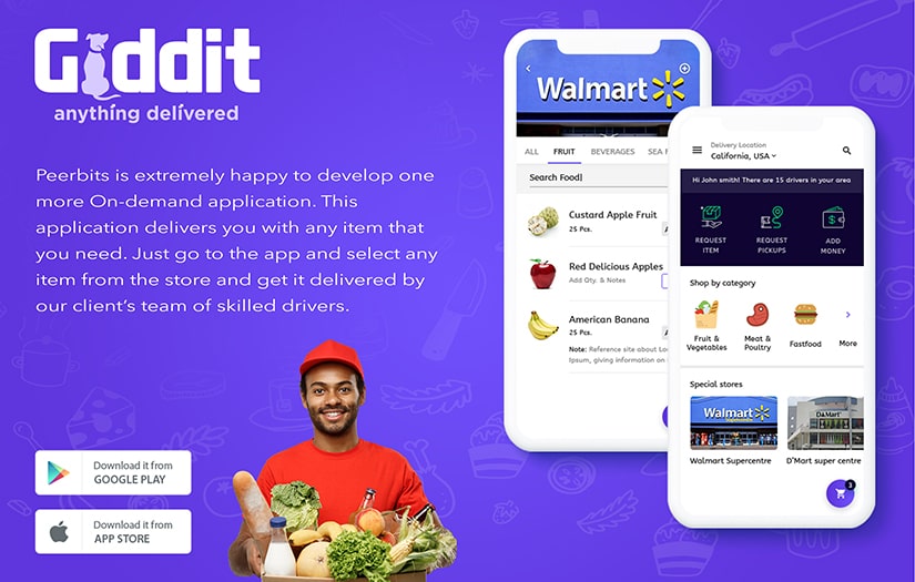 Giddit - Hyperlocal delivery app