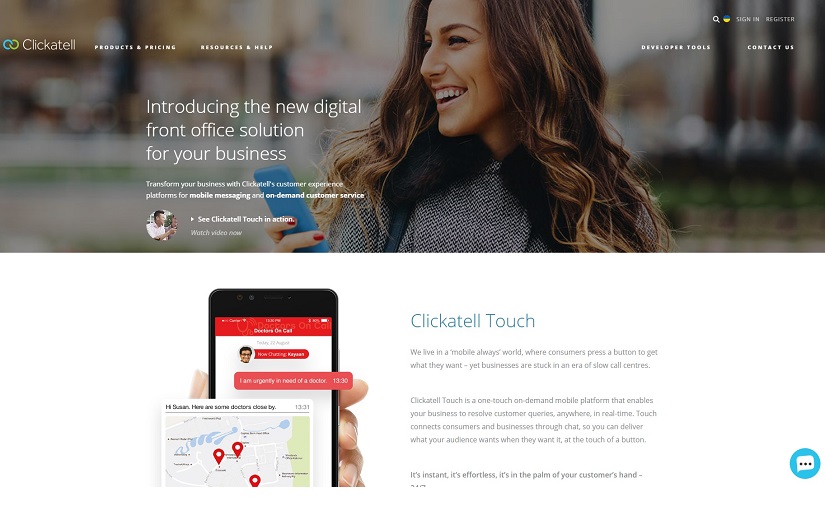 Clickatell Touch Chatbot