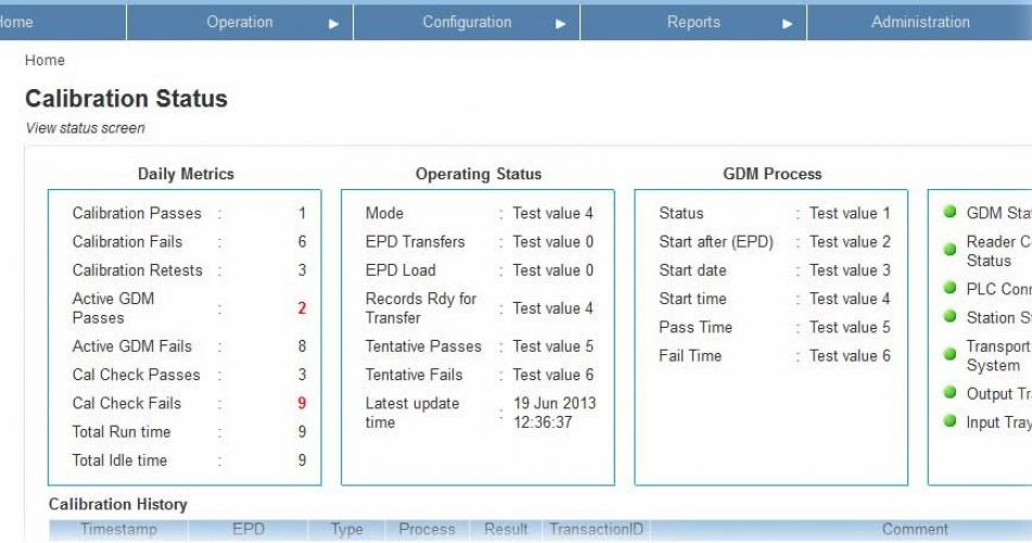 Dosimeter Calibration Management Tool