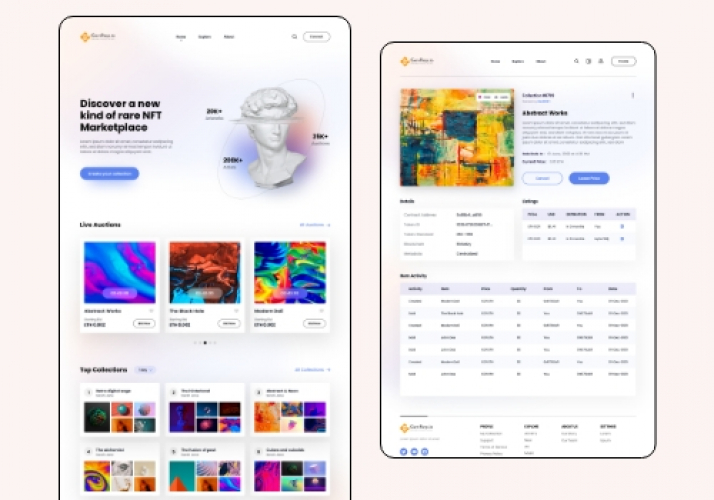 Genrep - Digital NFT Marketplace
