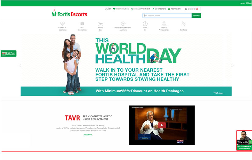 Fortis escorts Healthcare