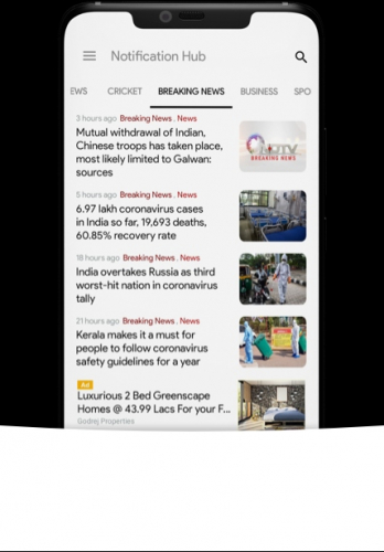 NDTV: News app across mobile &amp; smart TV