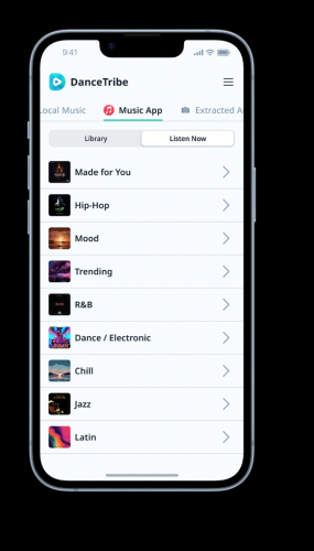Dance tribe app for dance enthusiasts
