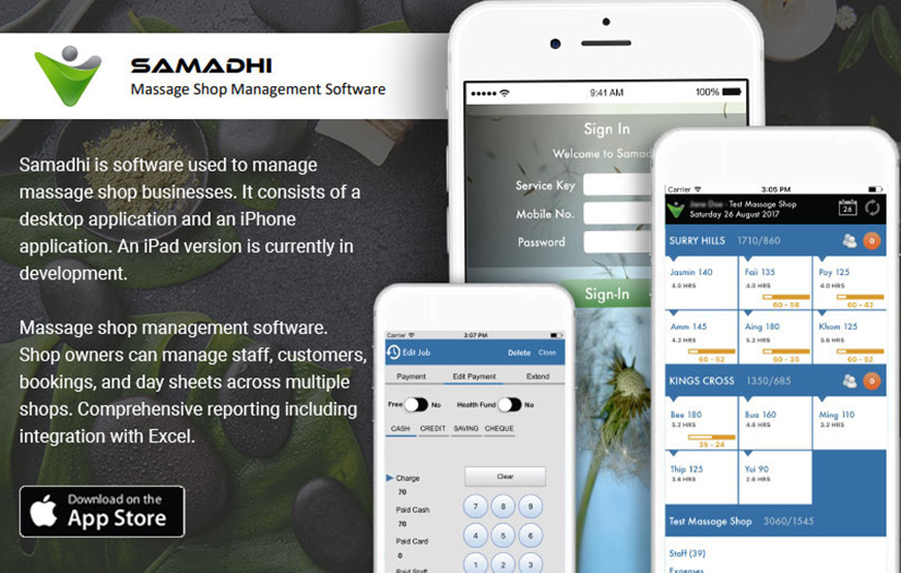 Samadhi App - A Saloon Management App