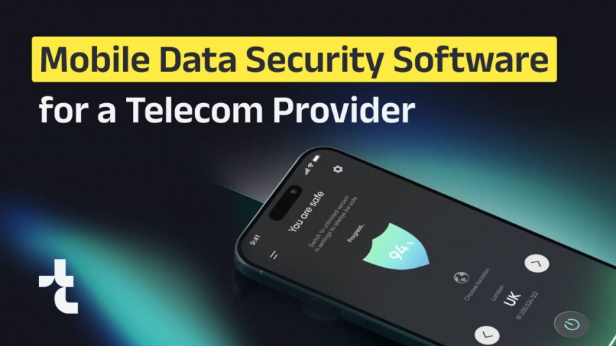 Mobile Data Security Software for a Telecom Provider