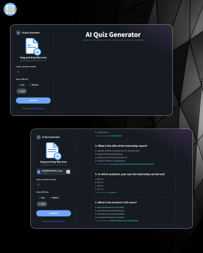 MCQ/Quiz Generator