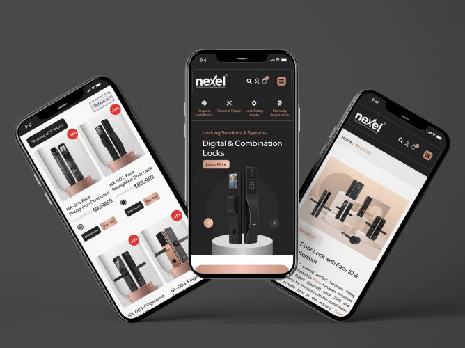Website Design &amp; Development for Nexel India