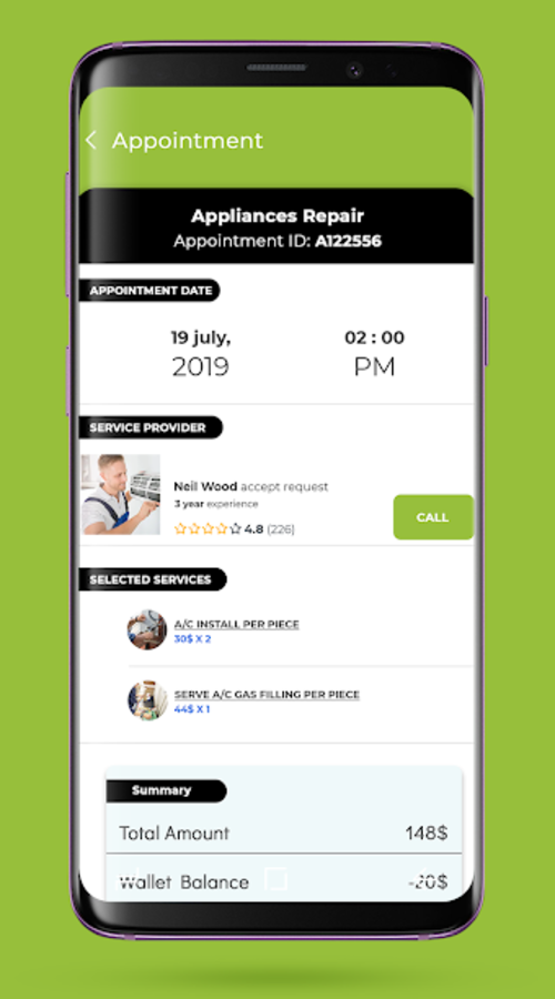 Apmot (Home services on-demand app)