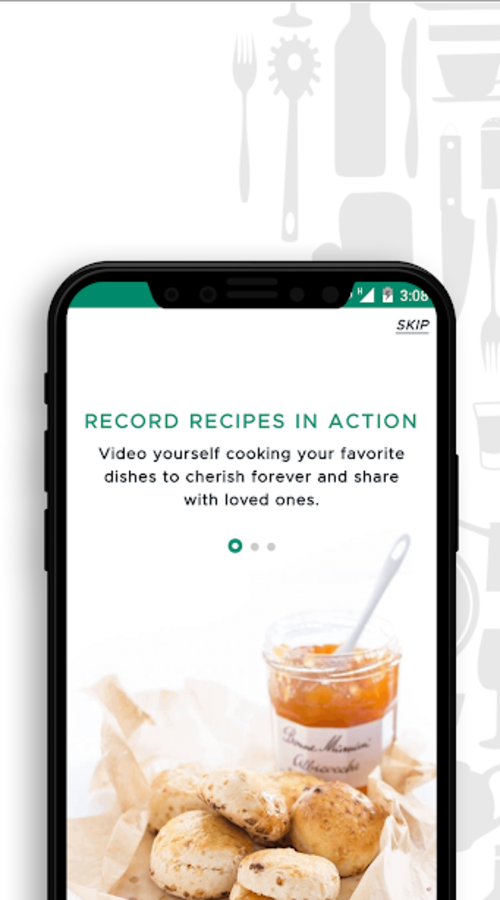 HANDED DOWN (Food video recipies app)