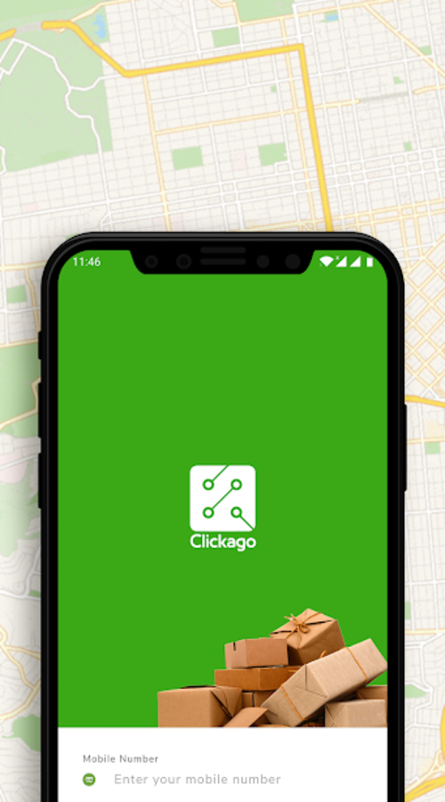 Clickago (Parcels/Goods/Food delivery app)
