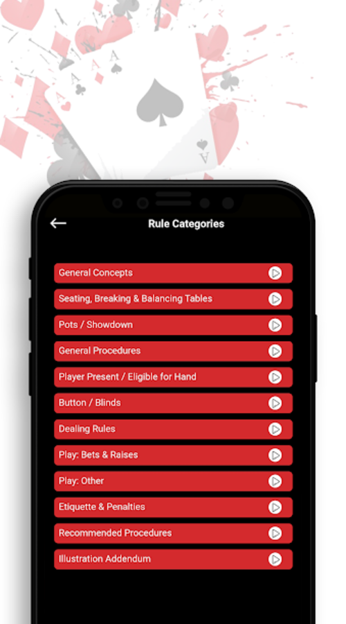 Official Poker TDA Rules (Poker tournament app)